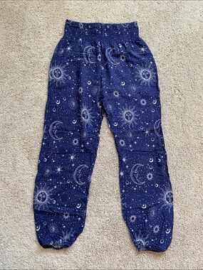 Lotus and Luna • Indigo Cosmic Sky Harem Pants